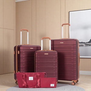 5 Piece Set Hard Case Spinner Wheels Luggage Sets With Tsa Lock