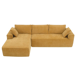 Free Combination Minimalist Style Modular Sectional, Wrinkle Resistant Couch Set L Shaped Compressed Sofa For Living Room