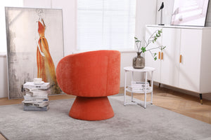 Swivel Accent Chair Armchair, Round Barrel Chair For Living Room Bedroom