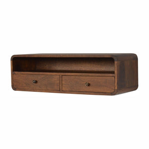 Floating Open Console - Chestnut
