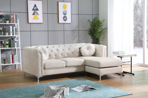 Pompano - Micro Suede Sofa Chaise