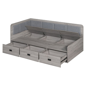 Daybed With 3 Drawers And 3 Storage Compartments
