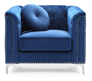 Contemporary Sloped Arm Chair