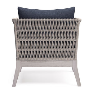 Santiago - Outdoor Conversation Chair - Slate Gray