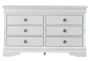 Verona - Stylish Dresser - Silver Champagne