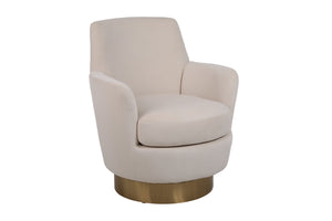 Teddy Swivel Barrel Chair, Swivel Accent Chairs Armchair For Living Room
