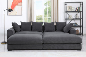 Duke - 4 Piece Upholstered Sectional