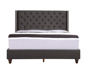Nailhead Bed Transitional Vibrant
