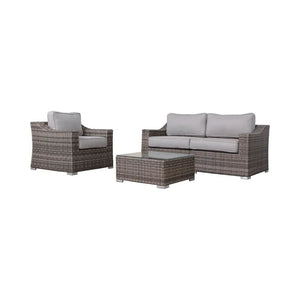 Stylish Sofa Seating Group With Cushions Perfect For Outdoor Gatherings