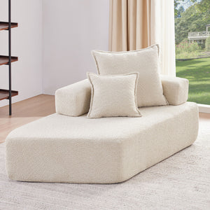 Frame For Oversized Modular U Shaped Sectional, Floor Couch Convertible Compressed Couch Spacious Foam Filled Sofa
