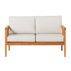 Contemporary Cushioned Patio Triple Lounge