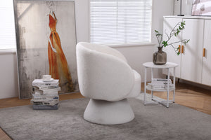 Swivel Accent Chair Armchair, Round Barrel Chair For Living Room Bedroom