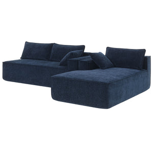 Free Combination Minimalist Style Modular Sectional, Wrinkle Resistant Couch Set L Shaped Compressed Sofa For Living Room
