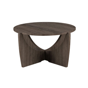 Contemporary Open Arch Base Round Table Cerused