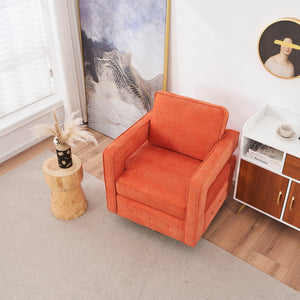 Swivel Barrel Chair 360 Degree Swivel Club Modern Accent Single Sofa Chair