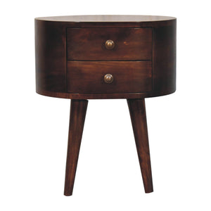 Rounded Bedside Table