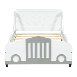 Car Shaped Platform Bed With Wheels