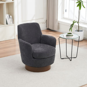 Swivel Accent Chairs Armchair With Stainless Steel Base