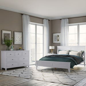 3 Pieces Bedroom Sets Solid Wood