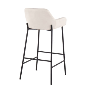 Daniella - Industrial Fixed Height Bar Stool (Set of 2)
