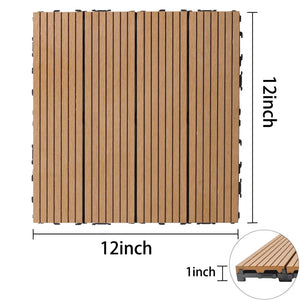 Composite Deck Tiles, Resist Rust, Water, Weather
