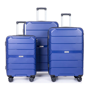 Hardshell Suitcase Spinner Wheels Lightweight Durable Suitcase With Tsa Lock, 3 Piece Set