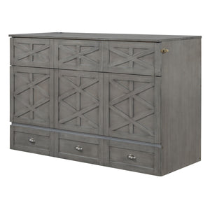 Murphy Bed With Large Drawers And USB Ports