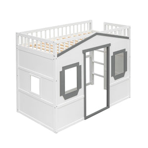 Elegant House Loft Bed With Ladder