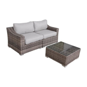 Stylish Sofa Seating Group With Cushions Perfect For Outdoor Gatherings