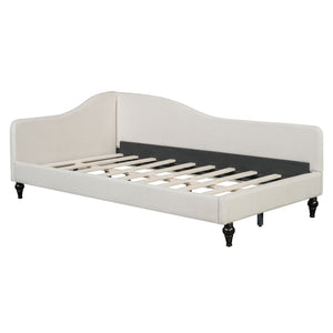 Modern L Shaped Linen Daybed With Legs