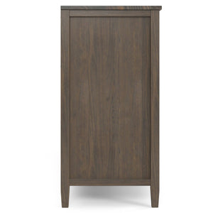 Ela - Sideboard With Wine Storage - Smoky Brown