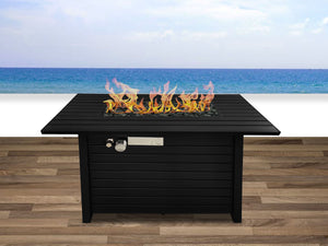 Outdoor Fire Pit Table With Lid Fuel Versatility
