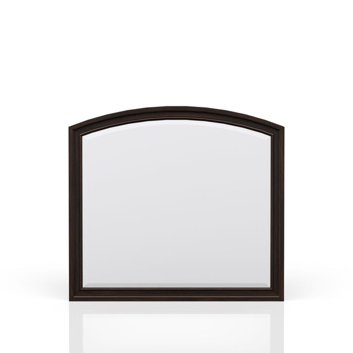 Elegant Design Mirror - Dark Cherry