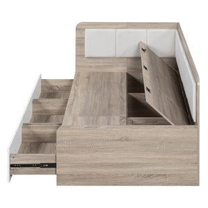 Daybed With 3 Drawers And 3 Storage Compartments