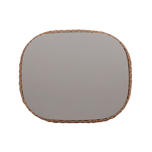 Willow - Oval Woven Patio Coffee Table, Wicker Frame