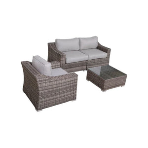 Stylish Sofa Seating Group With Cushions Perfect For Outdoor Gatherings