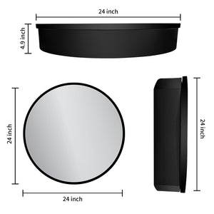 Metal Framed Wall Mount Bathroom Medicine Cabinet With Mirror