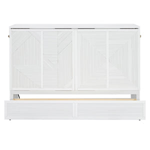 Murphy Bed With Large Drawer, USB Ports And Outlets