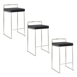 Fuji - Contemporary Elegant Stackable Counter Stool Set