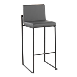 Fuji - Contemporary High Back Barstool Elegant Design
