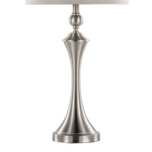 Flint - Contemporary Table Lamp Built In USB Port (Set of 2)