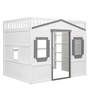 Elegant House Loft Bed With Ladder
