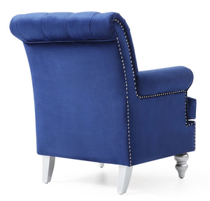 Elegant Round Arm Traditional Chair