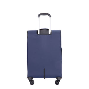 5 Piece Set, Softshell Suitcase Spinner Wheels