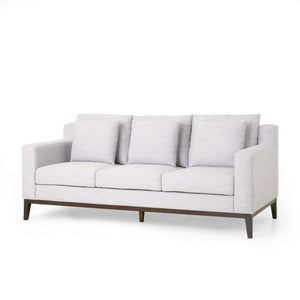 Comfy 3 Seat Sofa With Wooden Legs