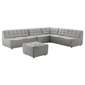 Selen - Corner Sectional Sofa - Light Gray