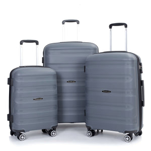 3 Piece Set Hardshell Suitcase Spinner Wheels