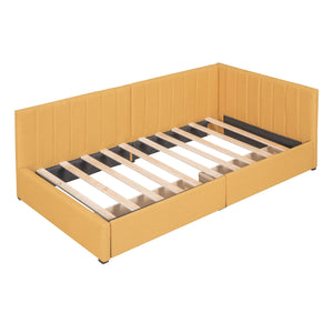 Upholstered Daybed, Sofa Bed Frame, No Box Spring Needed