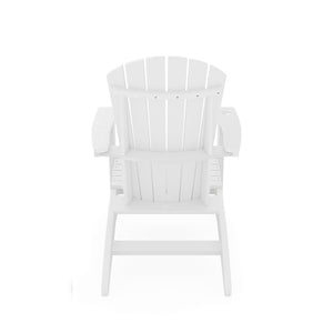 Adirondack Chair Sturdy HDPE Poly Lumber For Poolside, Patio, And Garden Relaxation