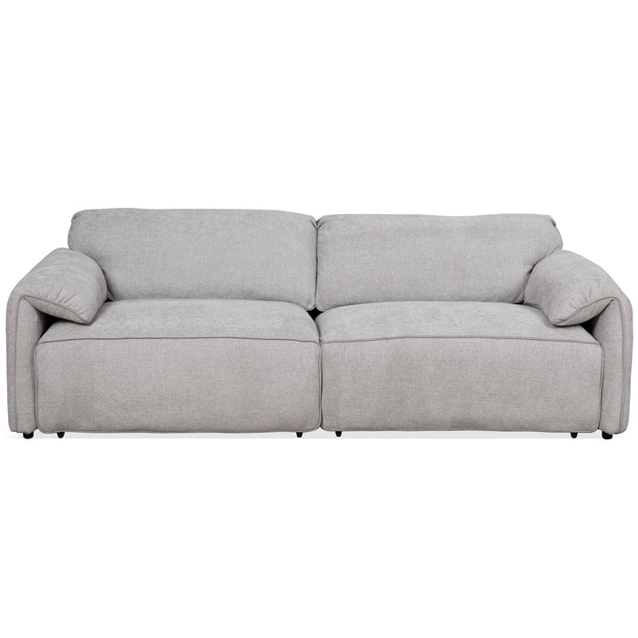 Cleveland - Dual Power Convertible Sofa - Silver
